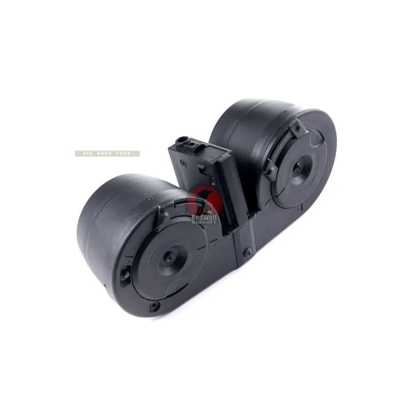 ICS Adaptive Drum Magazine w/ M4 Magazine Adapter - BK