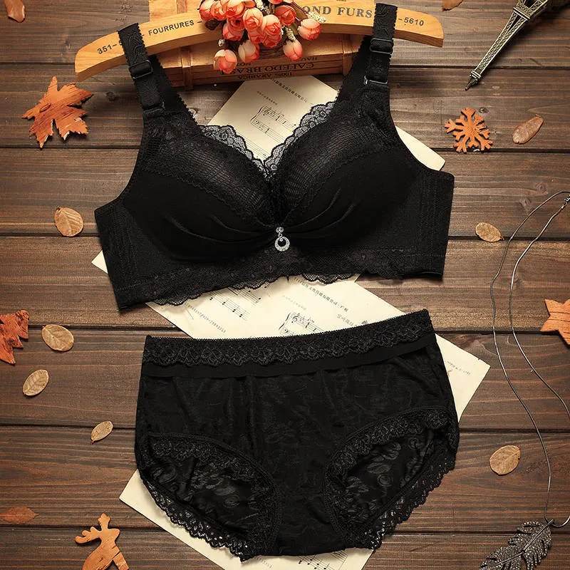 INSTOCK- Taobao popular one piece thickened push-up bra set