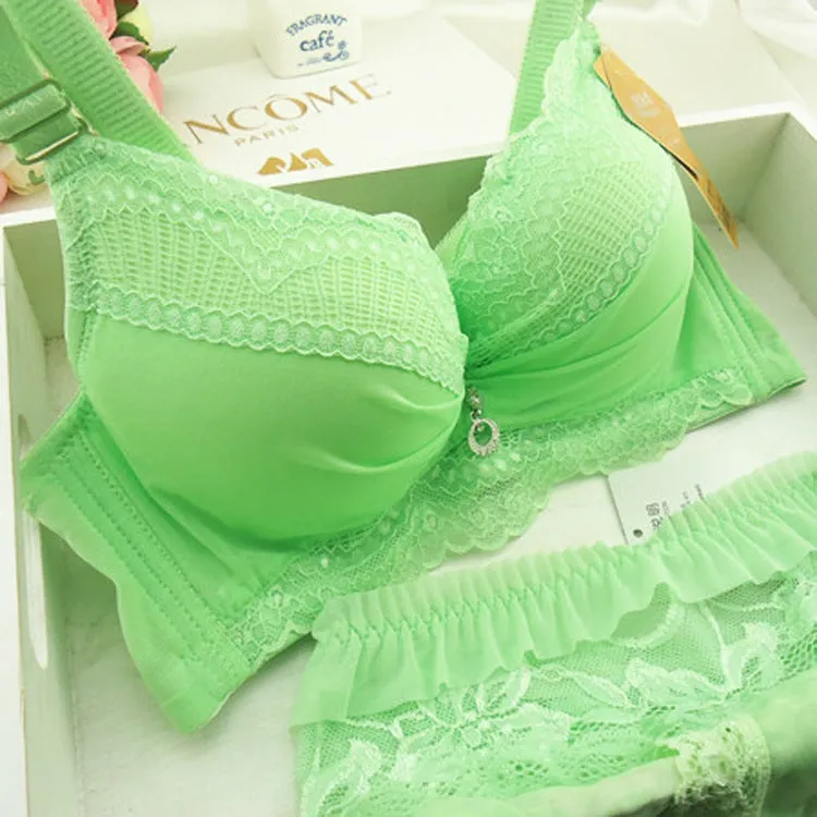 INSTOCK- Taobao popular one piece thickened push-up bra set