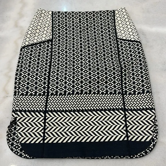 J. crew patterned work skirt size 0P petite