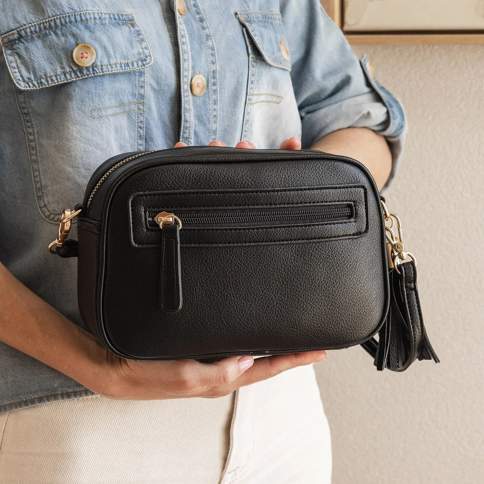 Jacinta Gia Crossbody Bag - Black