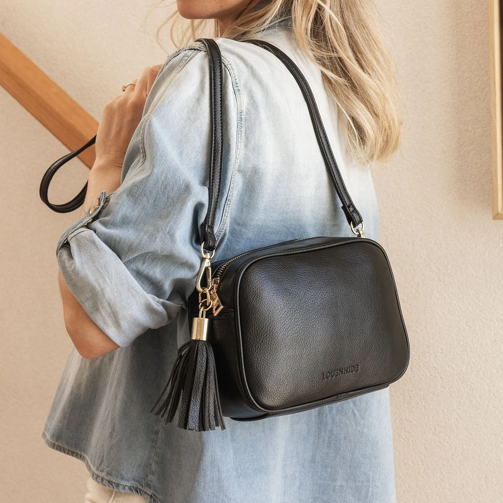 Jacinta Gia Crossbody Bag - Black