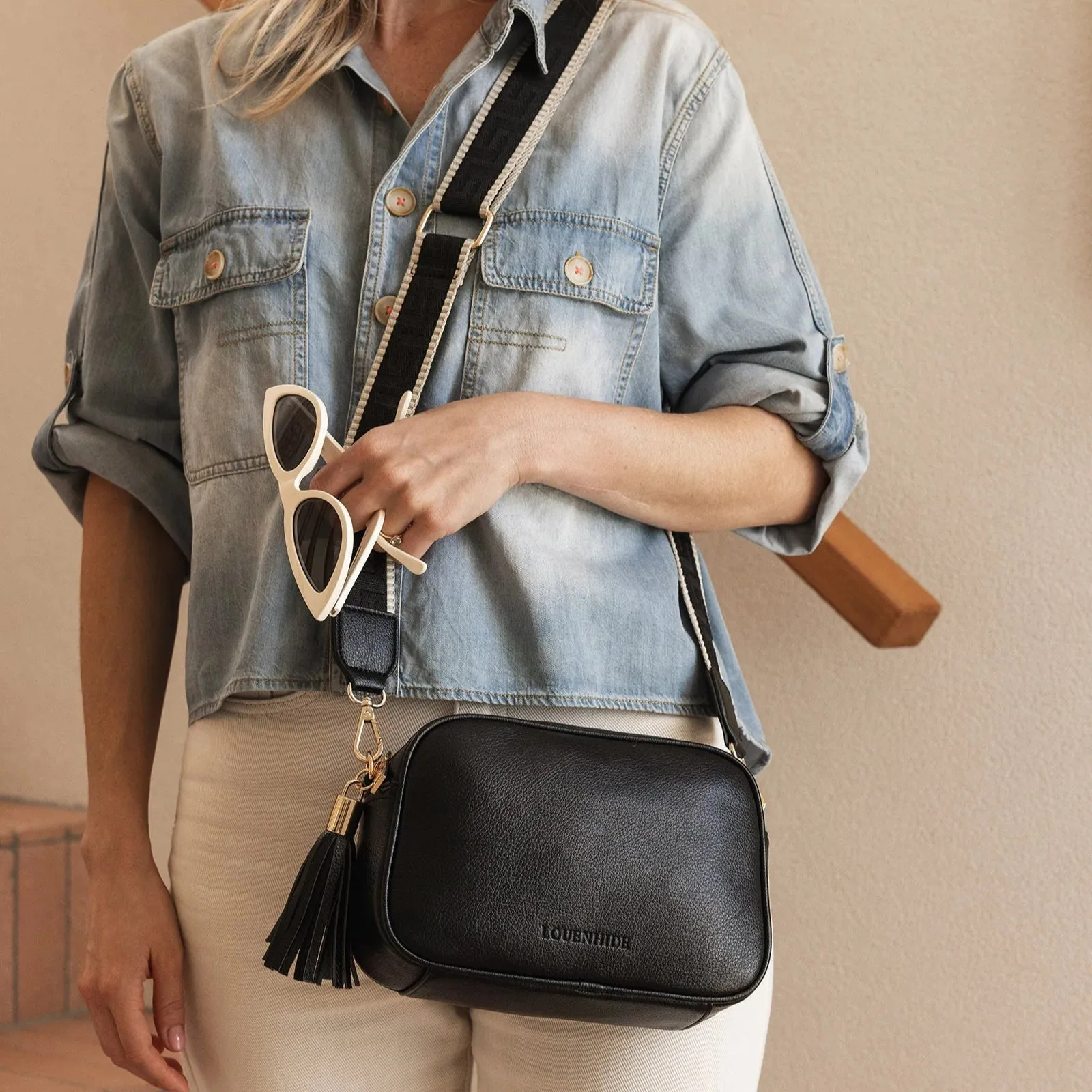 Jacinta Gia Crossbody Bag - Black