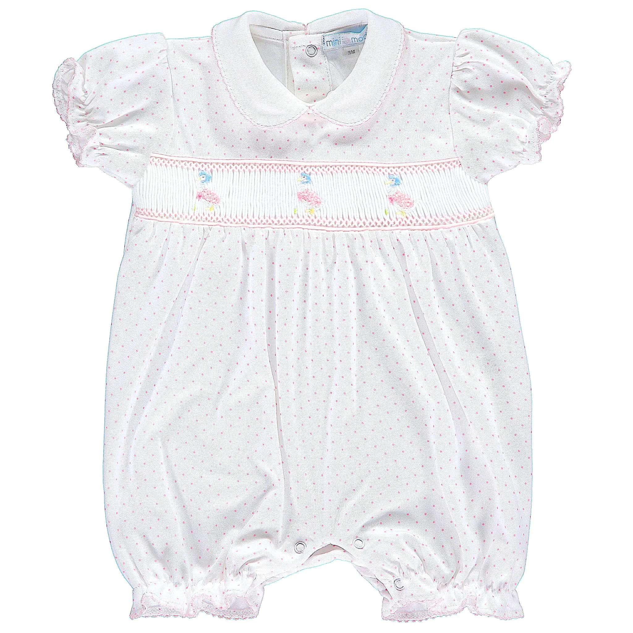 Jemima Puddle Duck Smocked Romper