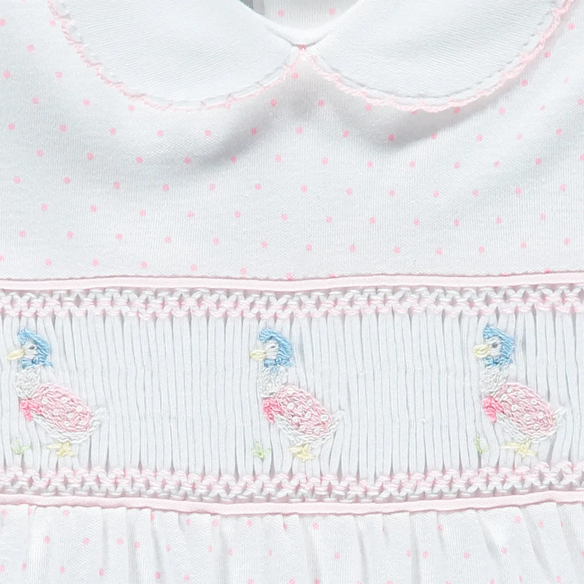 Jemima Puddle Duck Smocked Romper