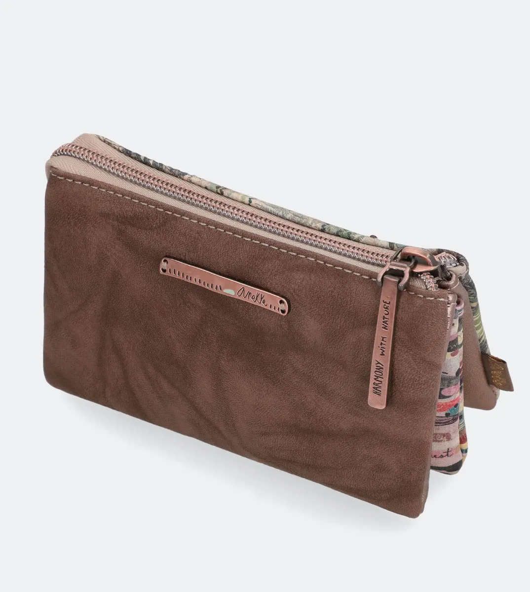Jungle triple compartment purse