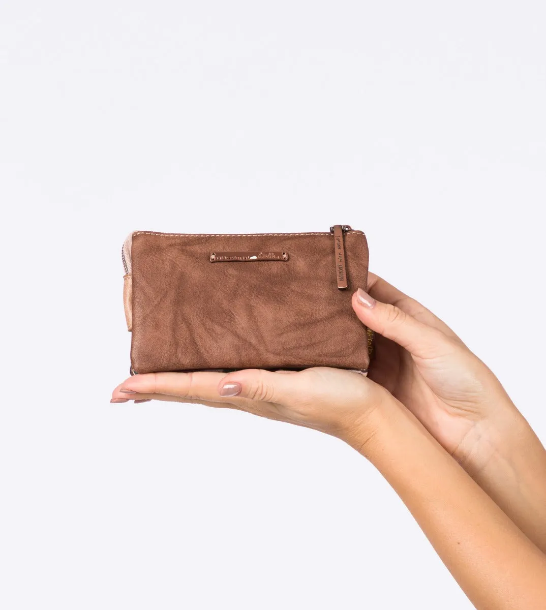 Jungle triple compartment purse