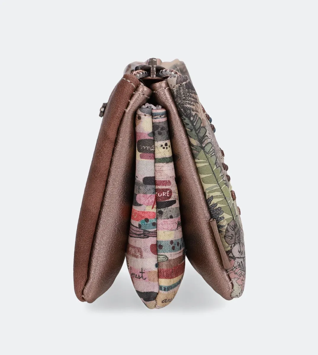 Jungle triple compartment purse