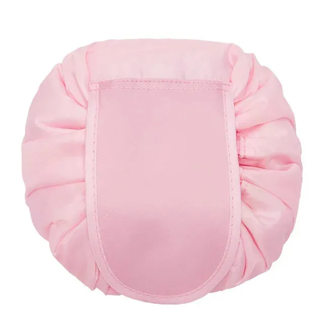 Kawaii Floral Drawstring Makeup Bag 🌸✨ | Portable Waterproof Cosmetic Pouch for Travel & Toiletries 💖👜