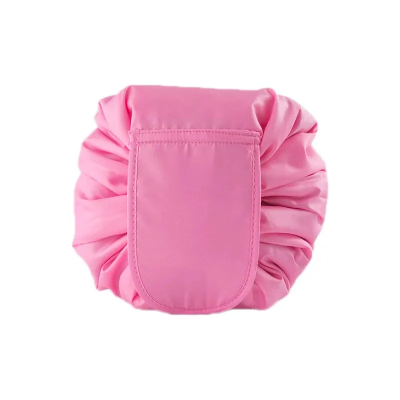 Kawaii Floral Drawstring Makeup Bag 🌸✨ | Portable Waterproof Cosmetic Pouch for Travel & Toiletries 💖👜