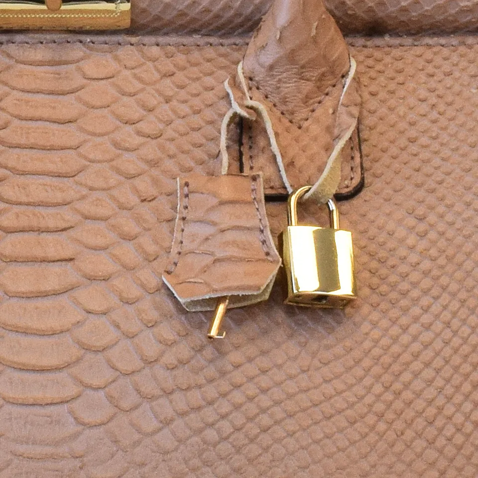 KELLY Bag in Cognac Country  Printed Calf