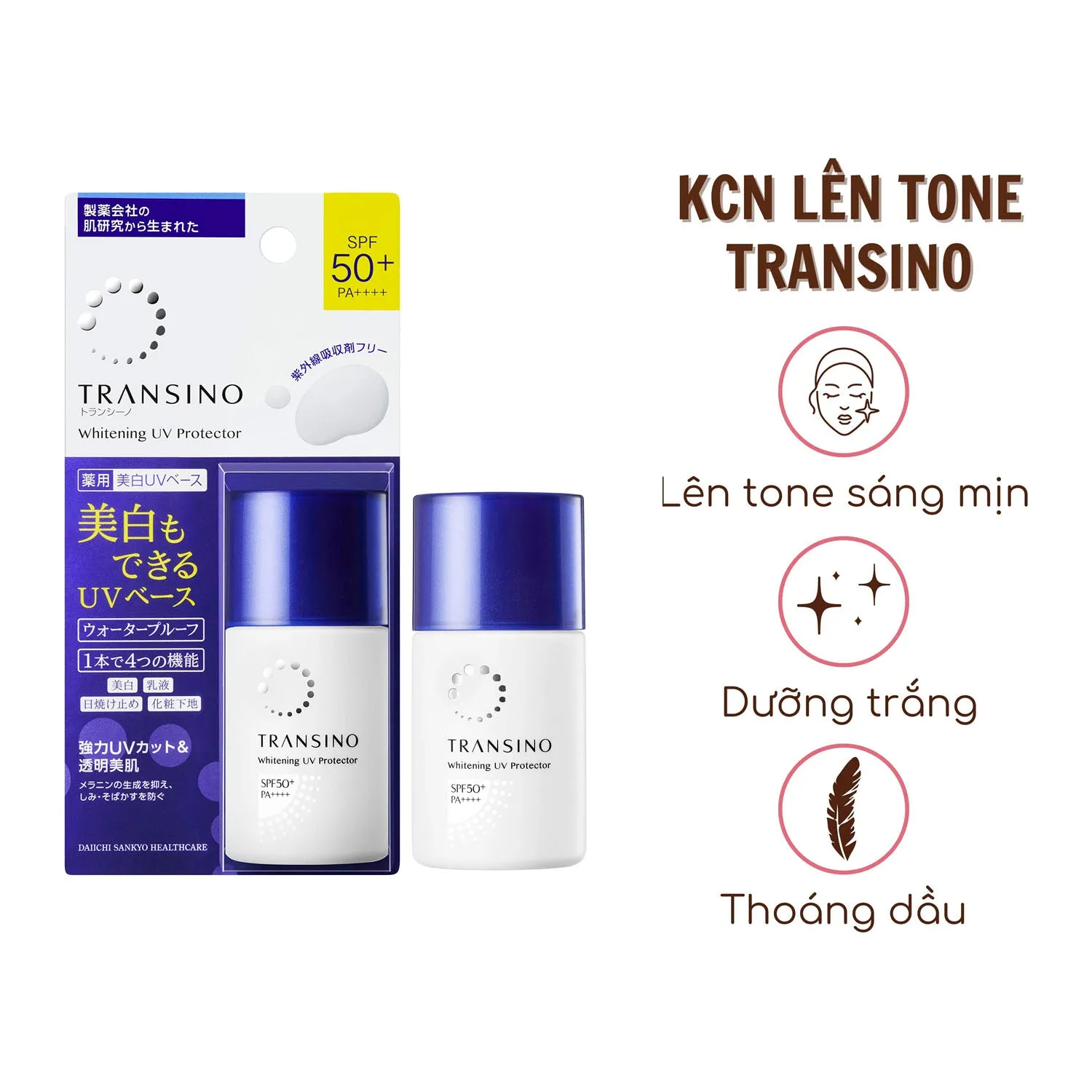 Kem Chống Nắng Transino UV Protector SPF50  30ml