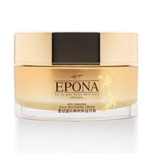 Kem Dưỡng Da Epona Red Ginseng Gold Whitening Cream 50ml - Hồng Sâm, Mờ Thâm Nám