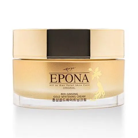 Kem Dưỡng Da Epona Red Ginseng Gold Whitening Cream 50ml - Hồng Sâm, Mờ Thâm Nám