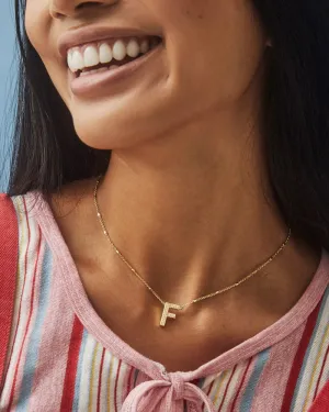 Kendra Scott-Letter F Pendant Necklace