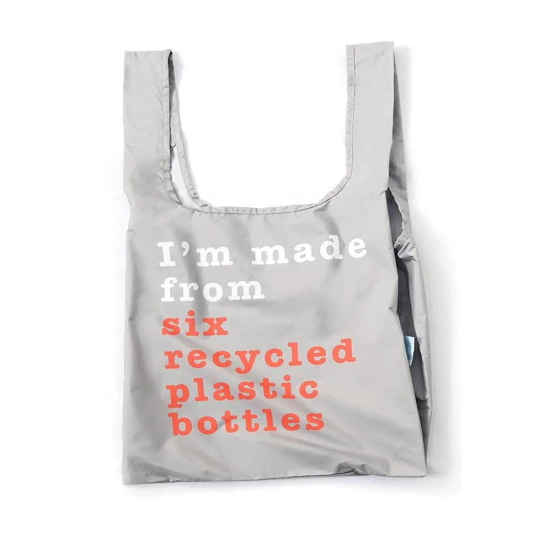 KIND BAG Reusable Bag - Medium| Recycle Grey & Coral