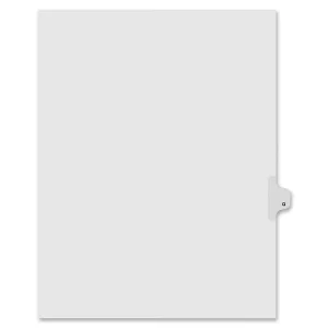 Kleer-Fax Legal Exhibit Index Dividers