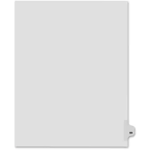 Kleer-Fax Legal Exhibit Numbered Index Dividers