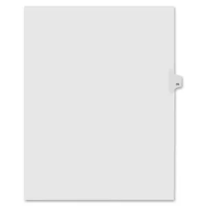 Kleer-Fax Numeric Laminated Tab Index Dividers