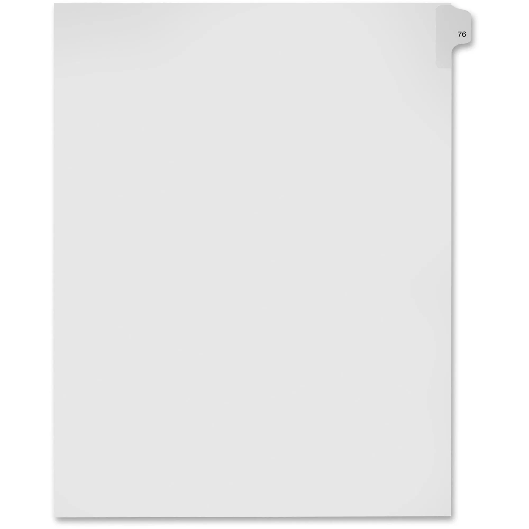 Kleer-Fax Numeric Laminated Tab Index Dividers