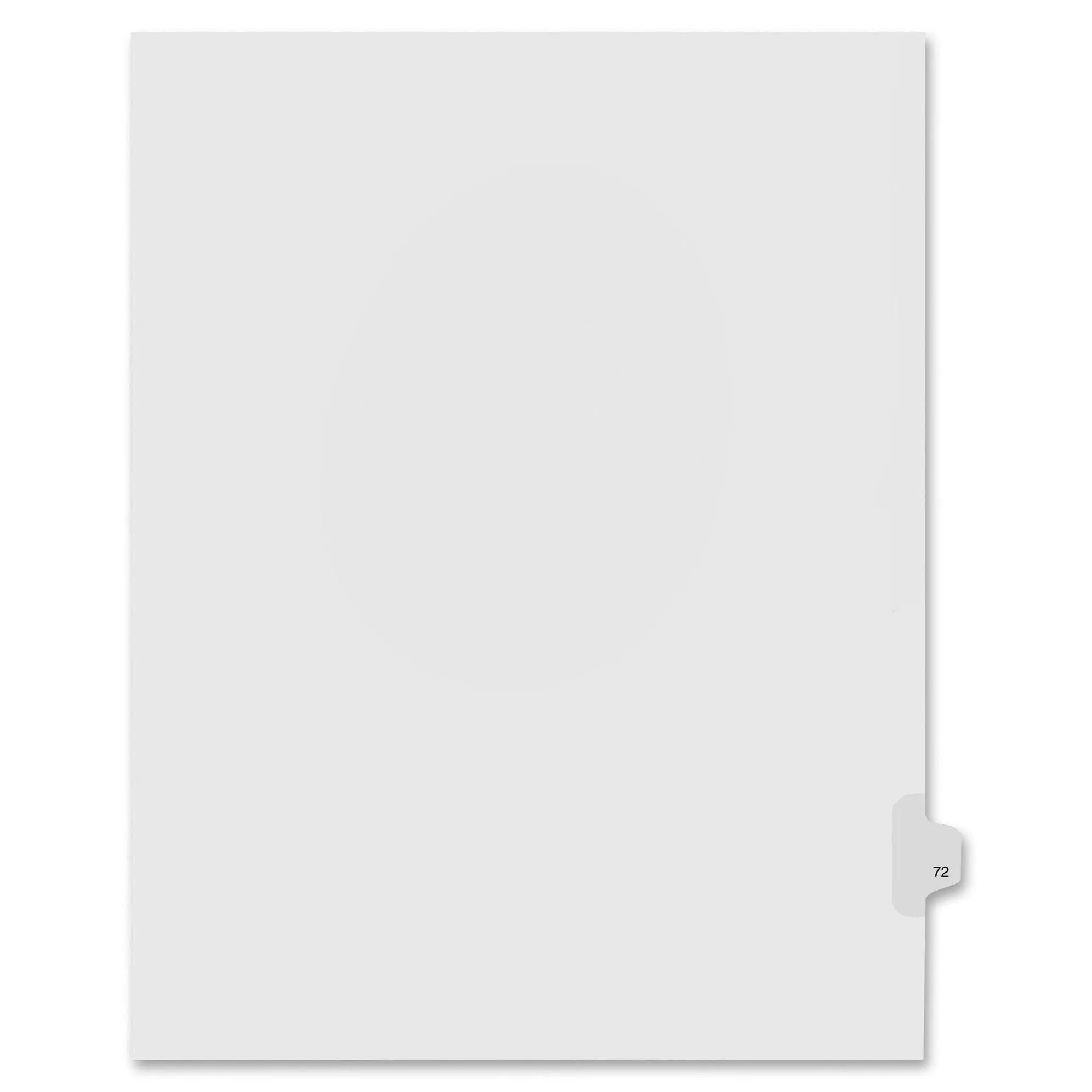 Kleer-Fax Numeric Laminated Tab Index Dividers