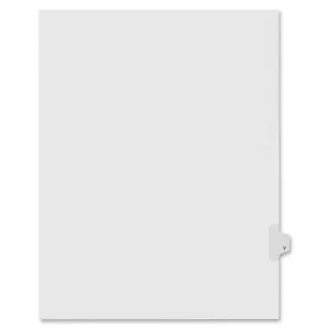 Kleer-Fax Preprinted Letter Side Tab Index Divider