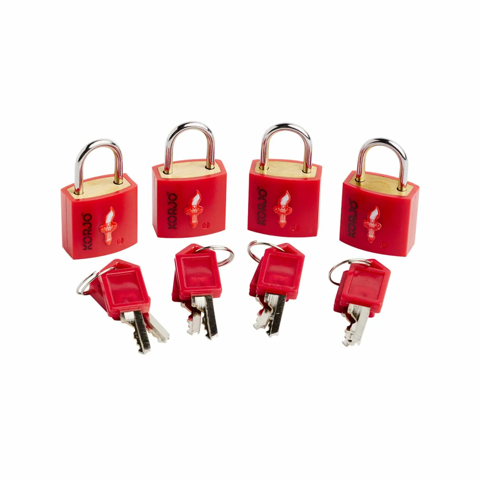 Korjo TSA Keyed Locks Four Pack