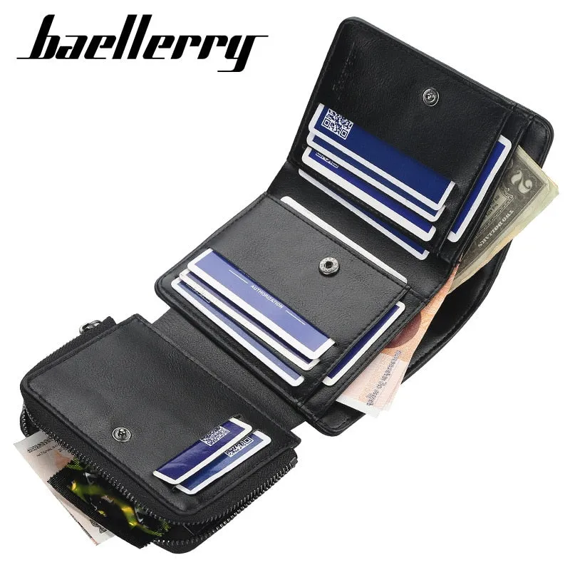 Large Capacity Short Design Men's Wallet