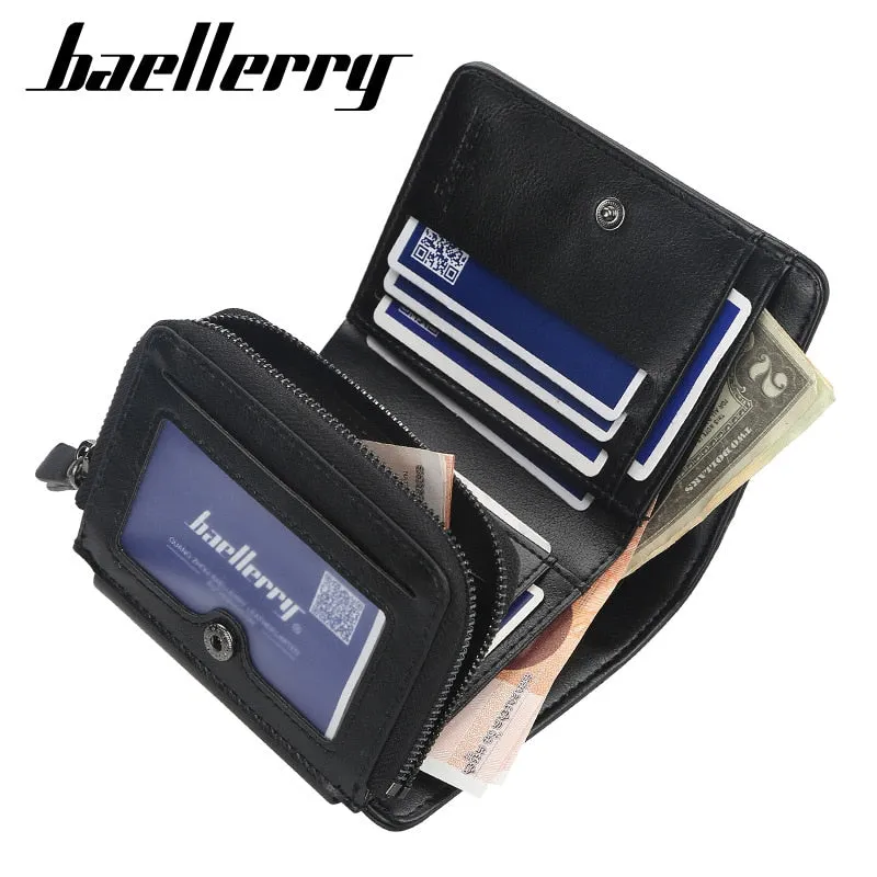 Large Capacity Short Design Men's Wallet
