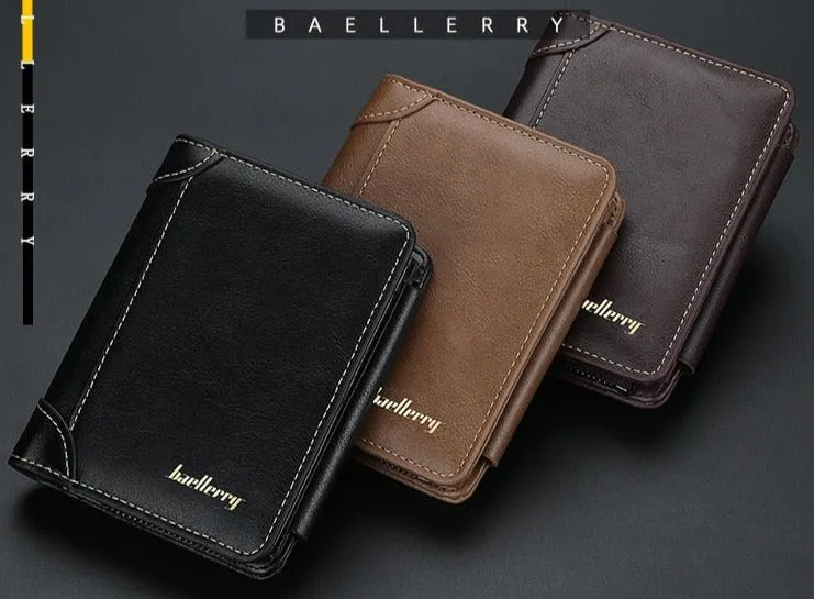 Large Capacity Short Design Men's Wallet