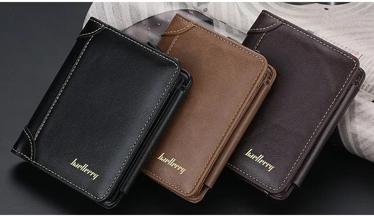 Large Capacity Short Design Men's Wallet