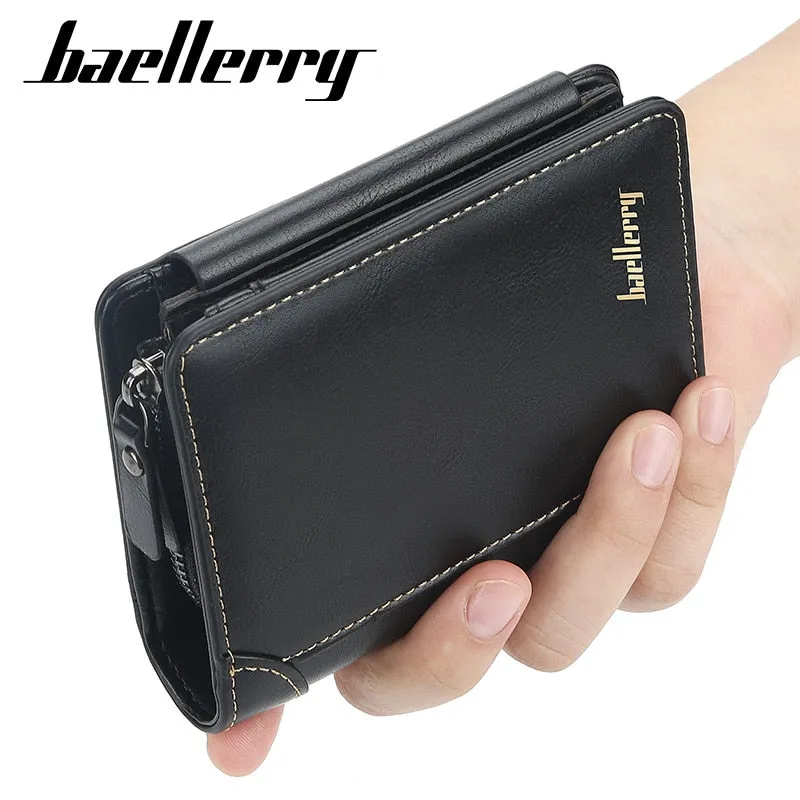 Large Capacity Short Design Men's Wallet