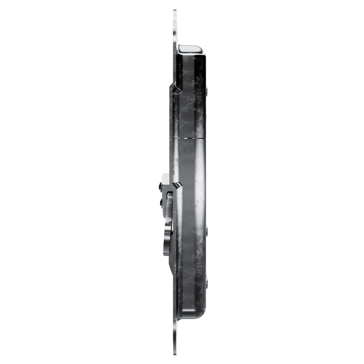 Large Recessed Low Mount Twist Catch with 7/8" Extrusion Offset