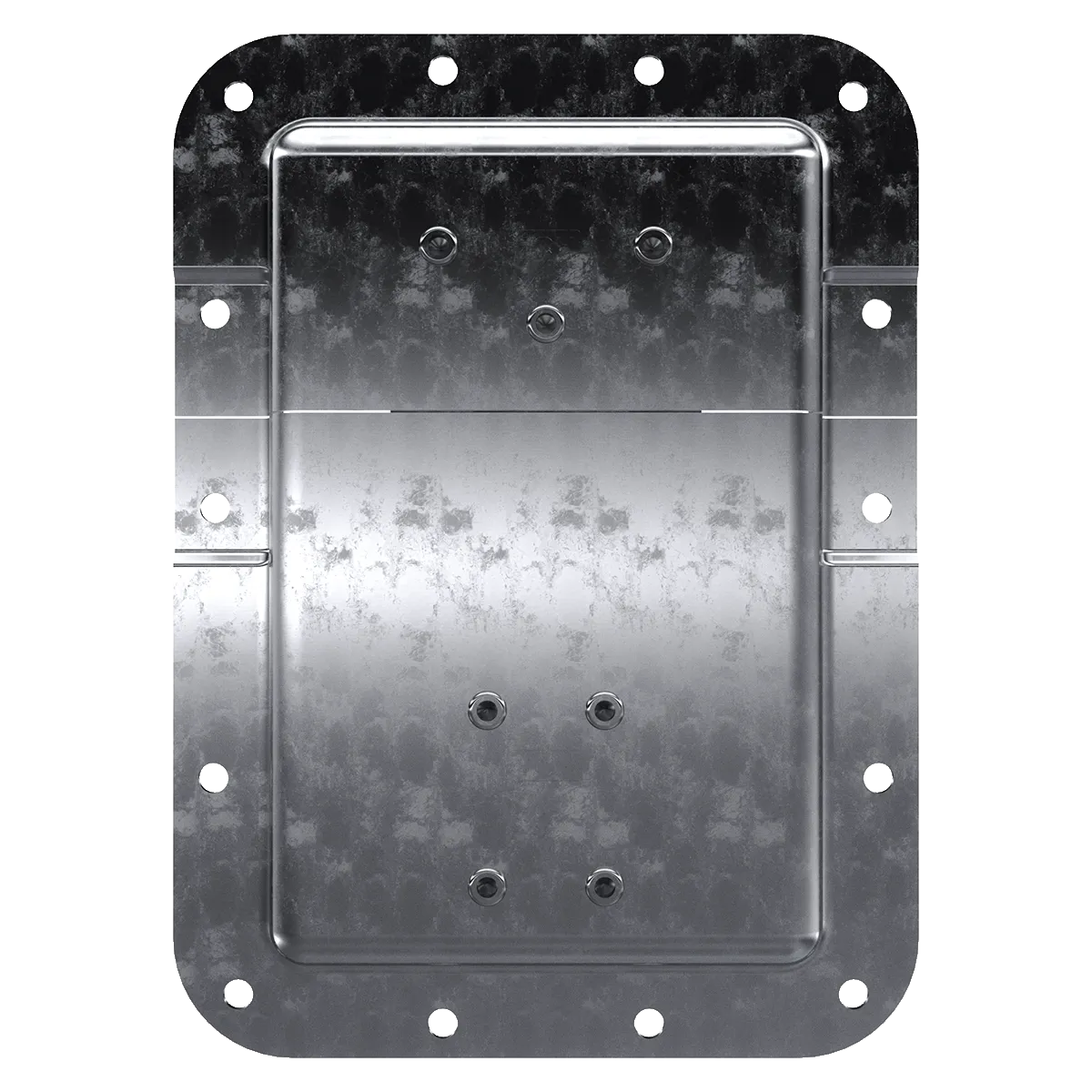 Large Recessed Low Mount Twist Catch with 7/8" Extrusion Offset