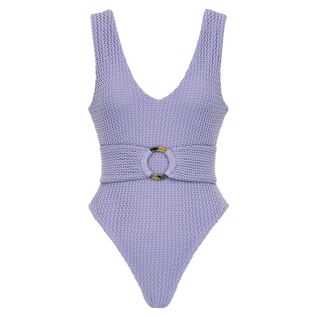Lavender Crochet Kim One-Piece