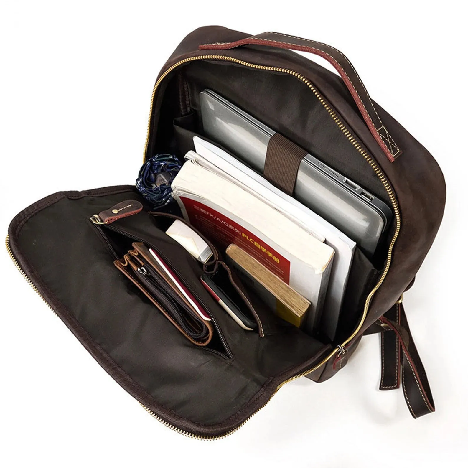 Leather Backpack, Leather Travel Backpack