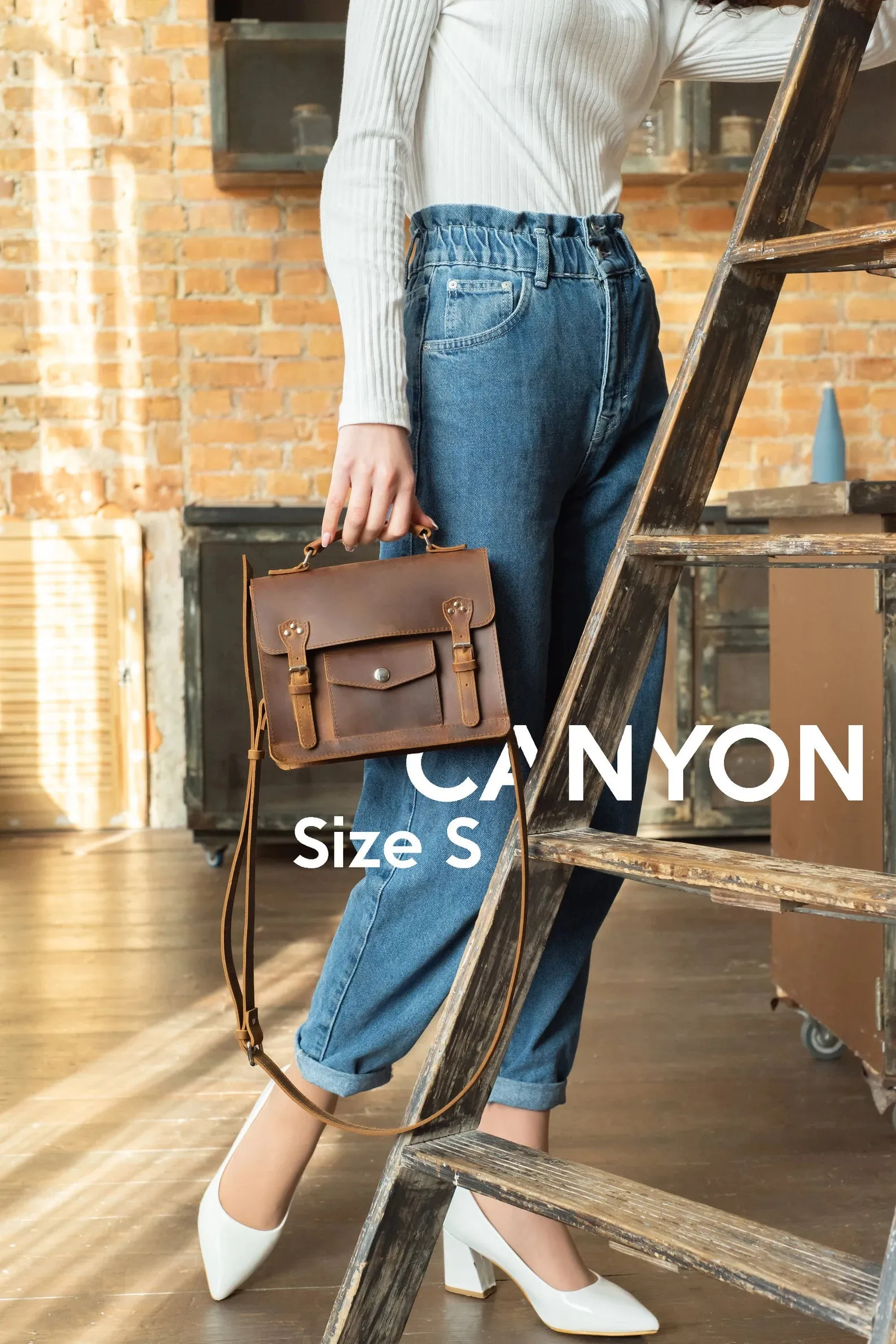 Leather Bag, Brown Leather Satchel Bag