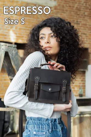 Leather Bag, Brown Leather Satchel Bag