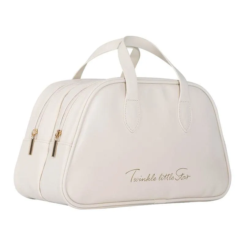 Leather Large Capacity Travel Toiletry Bag