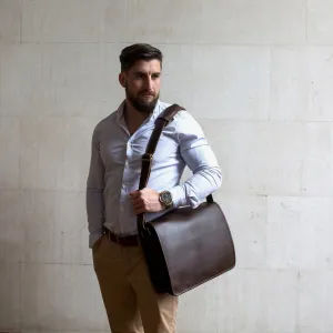 leather messenger bag Leather Laptop