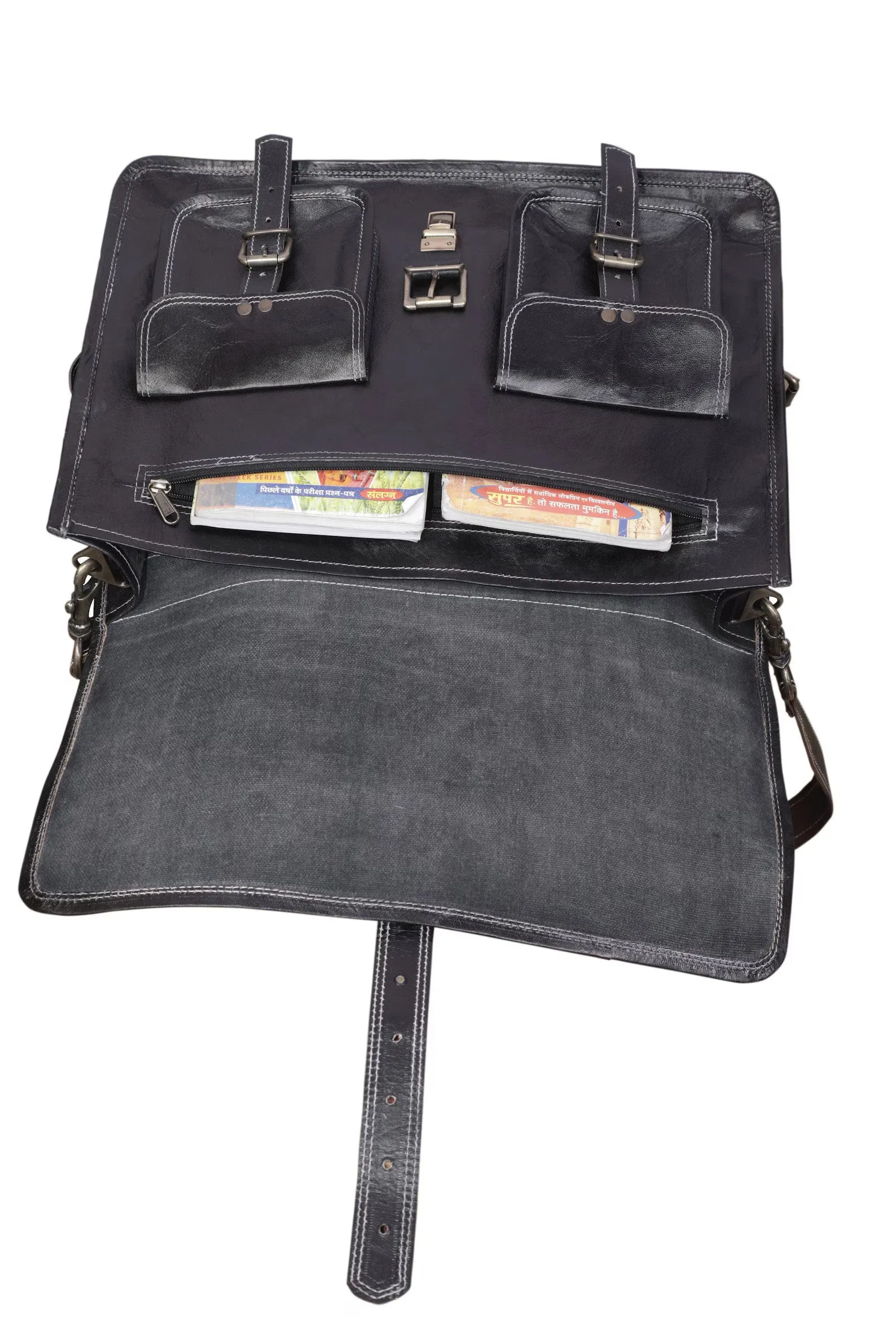 Leather Messenger Bag, Shoulder Bag