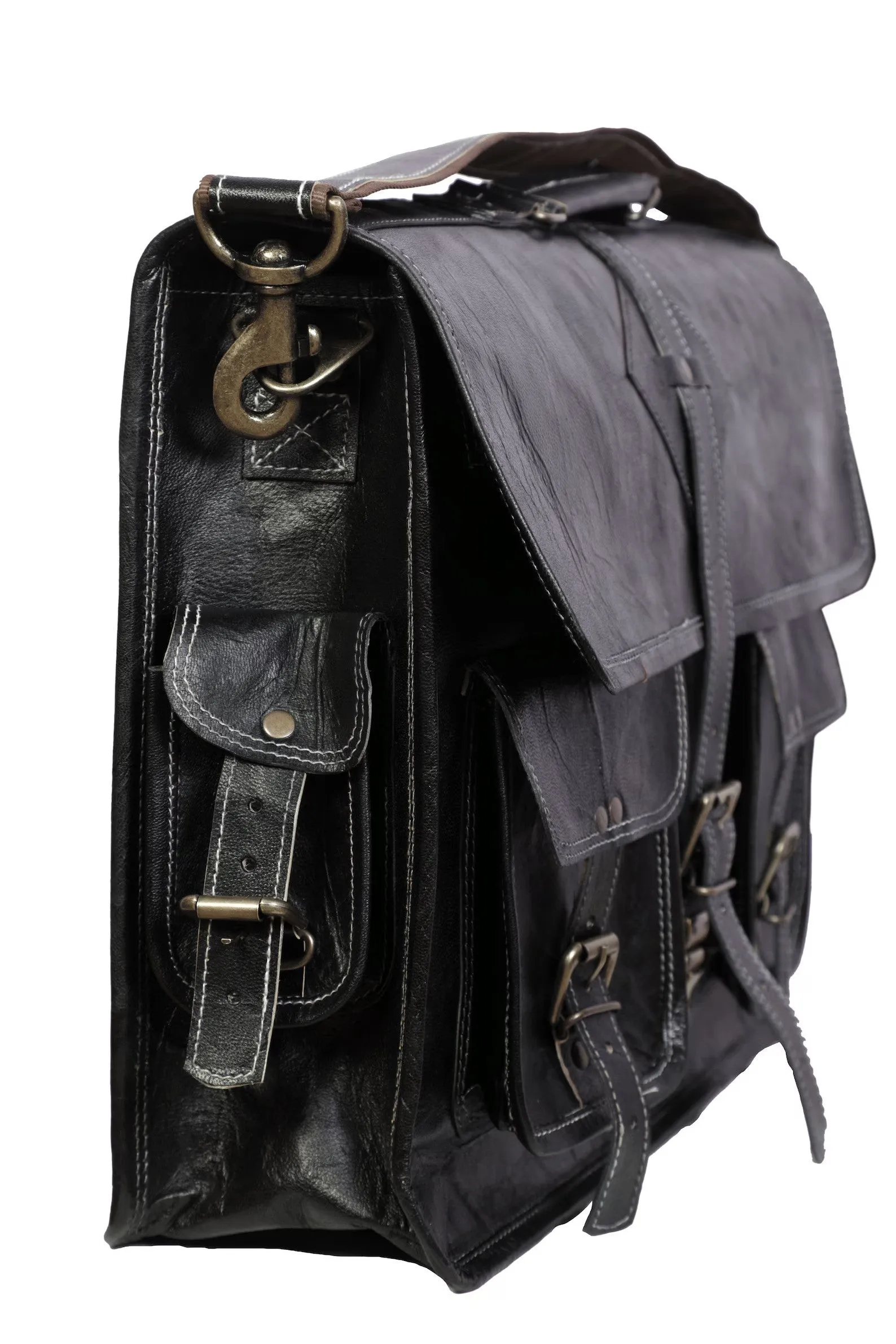 Leather Messenger Bag, Shoulder Bag