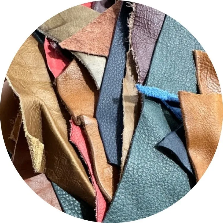 Leather Scrap Bags - FREE SHIPPING