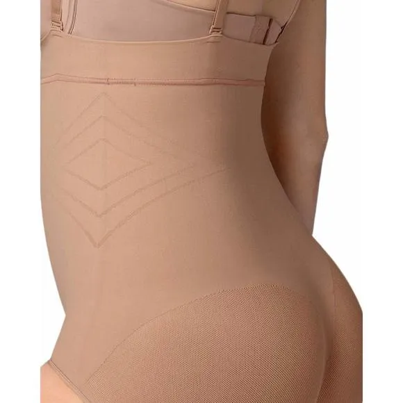 Leonisa Tummy Control Strapless Shapewear - Seamless Classic Bodysuit for Women