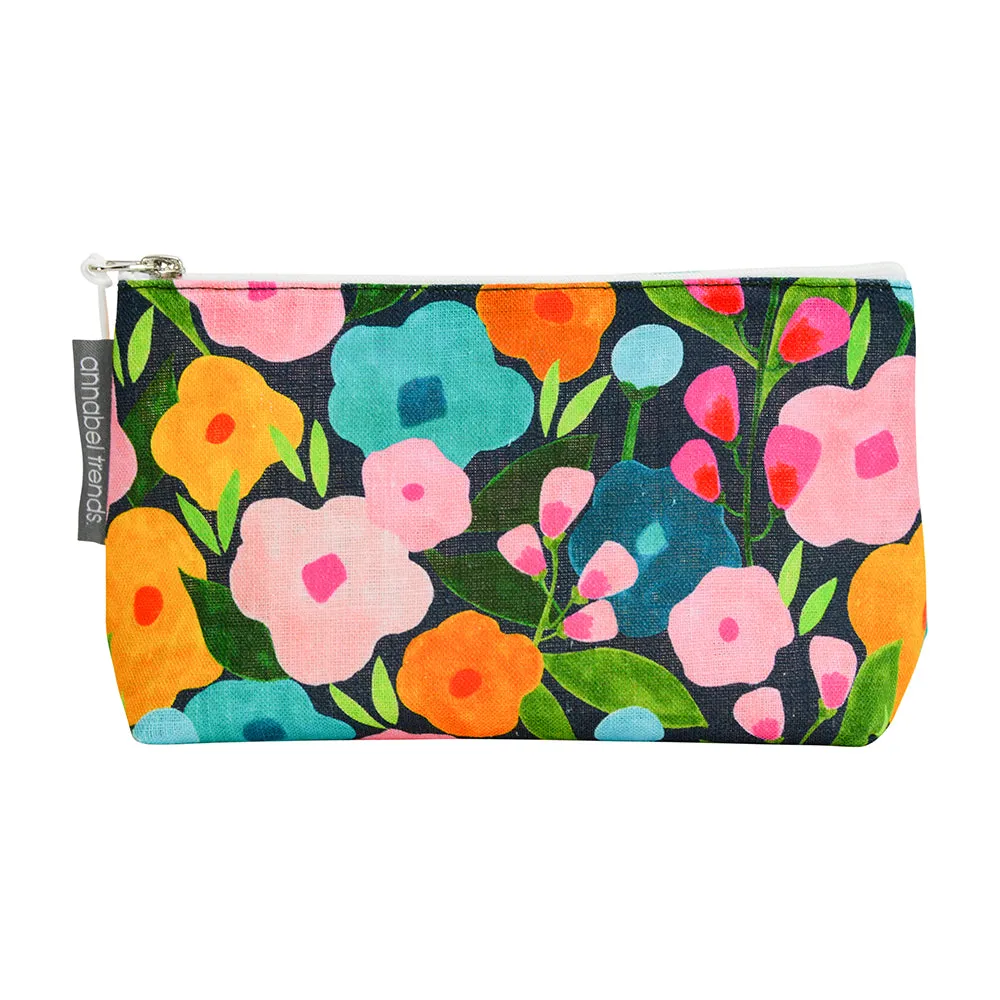 Linen Cosmetic Bags - 2 sizes - various designs