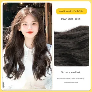 Long Hair Artificial Human Wig Big Wave & Curly Hair Fluffy Hair Extension
