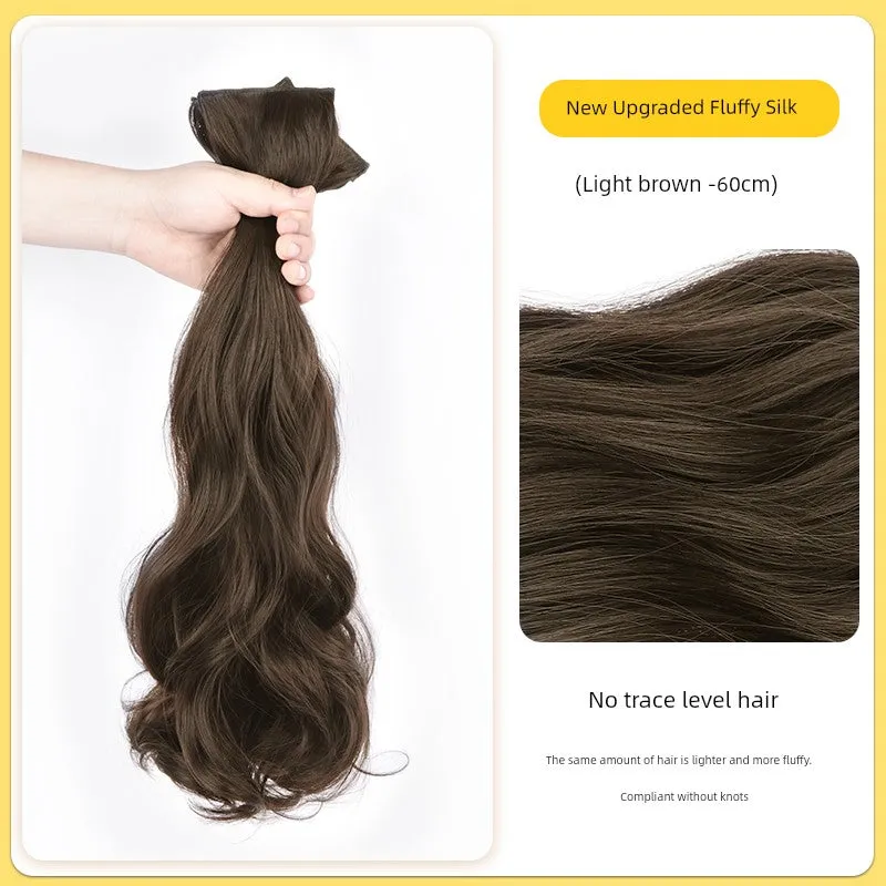 Long Hair Artificial Human Wig Big Wave & Curly Hair Fluffy Hair Extension