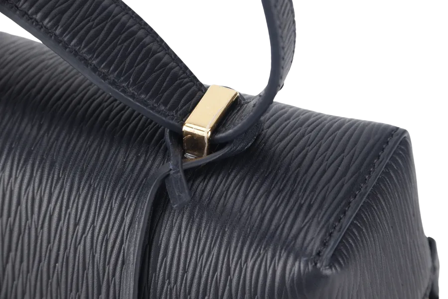 LORO PIANA L27 ZIBELINE NAVY BLUE GOLD HARDWARE (W1B4) WITH DUST COVER AND BOX