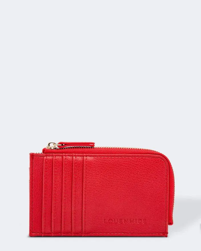 LOUENHIDE Dexter Cardholder - Red