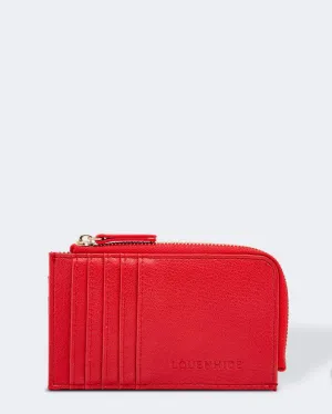 LOUENHIDE Dexter Cardholder - Red